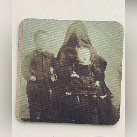 🌑 creepy Baby Victorian photography Coasters 🌑 - Picture 4 of 8